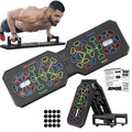 Foldable Fitness Push up Board Portable Multifunctional Push-Up Bar Fitness Equipment for Chest Abdomen Arms/Back Training