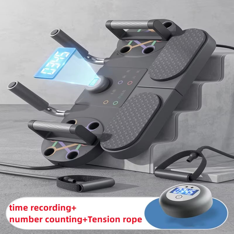 Multi Function Push up Board, Portable, Non-Slip, Push up Bar, Workout Training, Home Gym Equipment, Bodybuilding Fitness Sports
