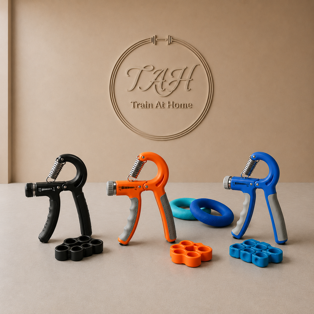 Adjustable exercise handle with counter