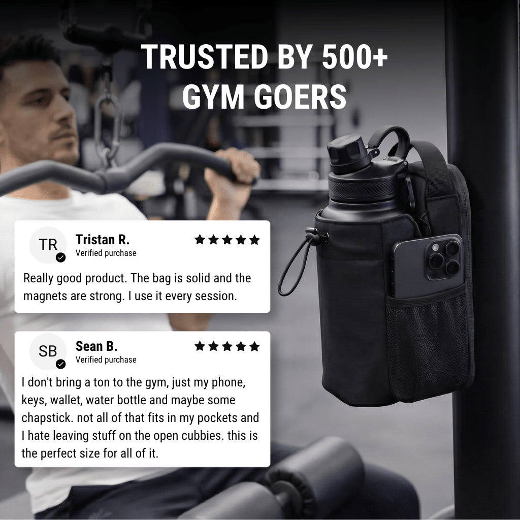 - Magnetic Gym Bag with Bottle Holder