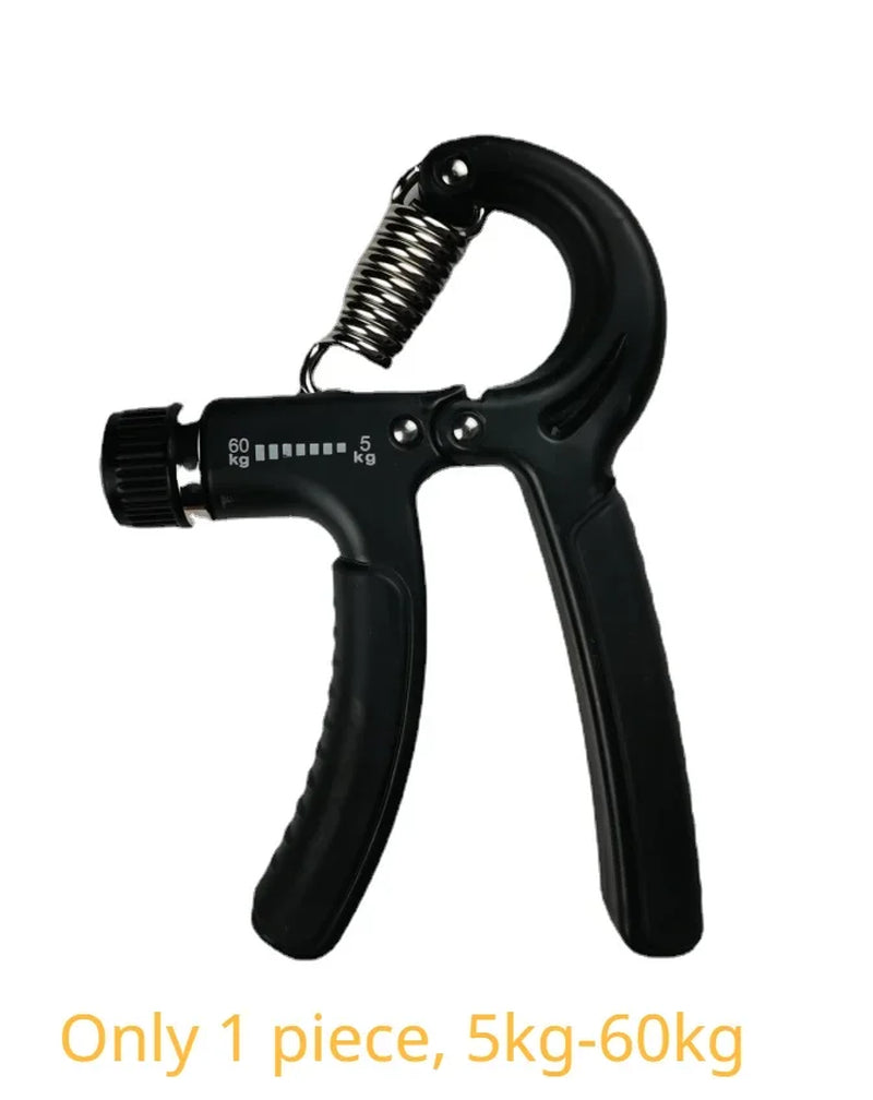 Gym Fitness Adjustable Count Hand Grip Set Finger Forearm Strength Muscle Recovery Gripper Exerciser Trainer Ball Decompression