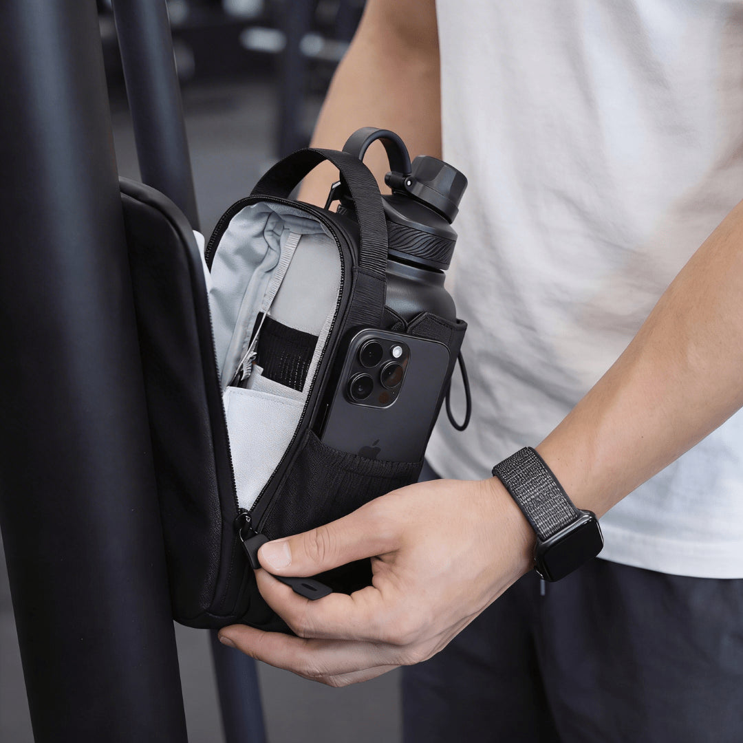 - Magnetic Gym Bag with Bottle Holder